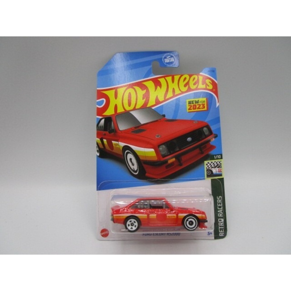 Hot Wheels Ford Escort RS2000 Red 1:64 Diecast Car HW Retro Racers 1/10